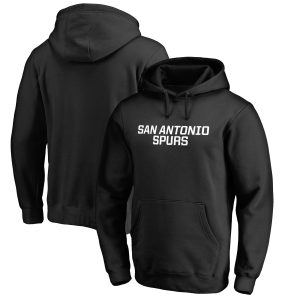 San Striking Antonio Spurs Black Wordmark Pullover Hoodie Act fast! Only a handful left. Secure this amazing jersey now.
