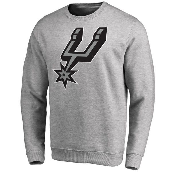 San Antonio Spurs Heathered Gray Primary Logo Sweatshirt Distinguished Unbeatable style! Get this stylish jersey now.