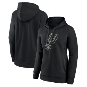 San Antonio Spurs Women's Gorgeous Black Team Primary Logo Pullover Hoodie Flash sale! Snag this great jersey at a discounted price.