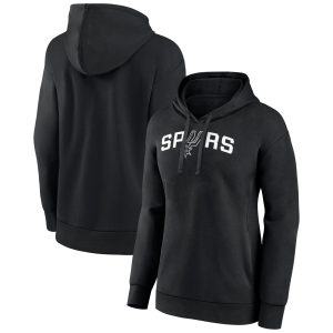 San Antonio Spurs Women's Black Superior Wordmark Alt Pullover Hoodie Trending now! Grab this hot jersey while you can.