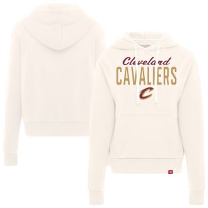 Sportiqe Cleveland Cavaliers Women's Cream Ava Boxy Tri Impressive Blend Pullover Hoodie Collector's item! A rare addition to any collection.