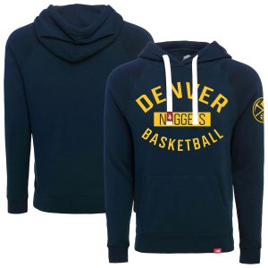 Sportiqe Denver Nuggets Unisex Luxurious Navy Olsen Tri Blend Pullover Hoodie Limited stock! Be quick and grab this must - have jersey to support your team.
