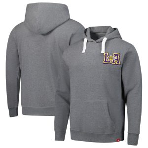 Sportiqe Los Angeles Lakers Unisex Heather Superior Gray Varsity Collection Blake Pullover Hoodie Last chance! Grab this awesome jersey before it's gone for good.