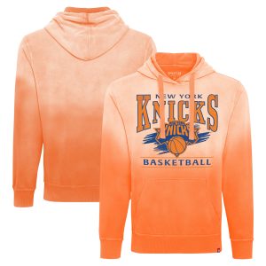 Sportiqe Exceptional New York Knicks Unisex Orange Blake Sun Fade Pullover Hoodie Experience luxury! Order this high - end jersey.