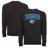 Sportiqe Oklahoma City Thunder Unisex Black Harmon Super Soft Tri Blend Raglan Pullover Sweatshirt Elegant Collector's item! A rare addition to any collection.