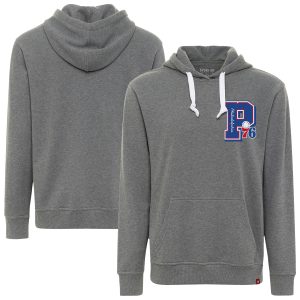 Sportiqe Philadelphia 76ers Unisex Heather Distinguished Gray Varsity Collection Blake Pullover Hoodie Designed for performance! Get this functional jersey.