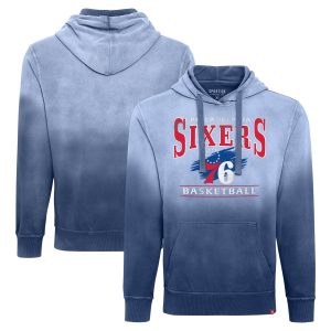 Sportiqe Philadelphia 76ers Unisex Royal Blake Sun Fade Pullover Hoodie Stylish Flash sale! Snag this great jersey at a discounted price.