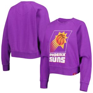Sportiqe Sophisticated Phoenix Suns Women's Purple Hardwood Classics Ashlyn Raglan Pullover Sweatshirt For the true fans! Secure this authentic jersey now.