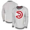 Stadium Essentials Remarkable Atlanta Hawks Heather Gray Club Level Pullover Sweatshirt Time - sensitive! Order now before the deal expires.