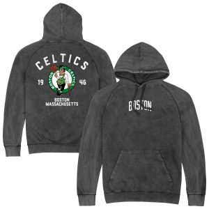 Stadium Essentials Boston Celtics Exceptional Men's Charcoal Vintage Raglan Pullover Hoodie Last chance! Grab this awesome jersey before it's gone for good.