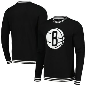 Stadium Essentials Brooklyn Nets Black Terrific Club Level Pullover Sweatshirt Be a part of the action! Get this game - ready jersey.