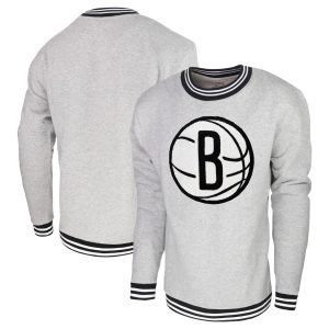 Stadium Essentials Brooklyn Nets Heather Gray Club Notable Level Pullover Sweatshirt Act fast! Only a handful left. Secure this amazing jersey now.
