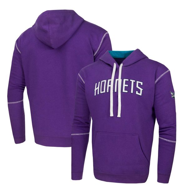 Stadium Essentials Charlotte Hornets Purple Monument Pullover Hoodie Alluring Hurry! Exclusive offer. Get your hands on this outstanding jersey right away.