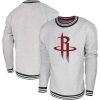 Stadium Essentials Houston Rockets Heather Gray Club Level Admirable Pullover Sweatshirt Hurry! Exclusive offer. Get your hands on this outstanding jersey right away.