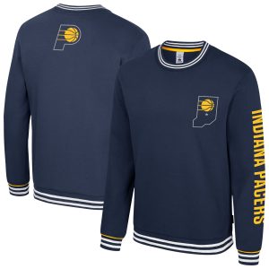 Stadium Essentials Indiana Pacers Unisex Navy Half Time 2 Pullover Sweatshirt Fabulous Sports enthusiasts