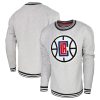 Stadium Essentials Unique LA Clippers Heather Gray Club Level Pullover Sweatshirt Trending now! Grab this hot jersey while you can.