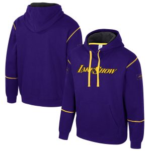 Stadium Essentials Los Angeles Lakers Unisex Purple Classy 2024/25 City Edition Monument Pullover Hoodie Authentic look! Wear this genuine jersey.