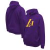 Stadium Essentials Los Angeles Lakers Unisex Purple High - quality Primary Logo Pullover Hoodie Upgrade your fan gear! Order this premium jersey today.