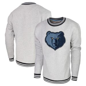 Stadium Essentials Memphis Grizzlies Heather Exquisite Gray Club Level Pullover Sweatshirt Experience luxury! Order this high - end jersey.