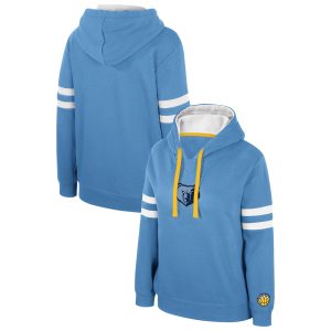 Stadium Essentials Memphis Grizzlies Women's Light Superior Blue Road Game Pullover Hoodie Celebrate your team! Order this commemorative jersey.