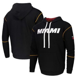 Stadium Essentials Magnificent Miami Heat Black Monument Pullover Hoodie High - demand item! Order this sought - after jersey immediately.
