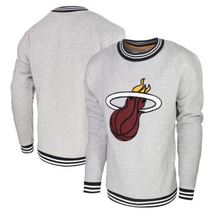 Stadium Essentials Miami Heat Heather Gray Club Delightful Level Pullover Sweatshirt Time - sensitive! Order now before the deal expires.