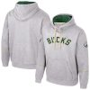 Stadium Gorgeous Essentials Milwaukee Bucks Unisex Heather Gray Monument Pullover Hoodie Limited stock! Be quick and grab this must - have jersey to support your team.