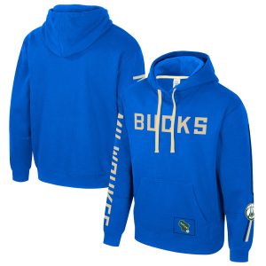 Stadium Essentials Milwaukee Bucks Unisex Glamorous Royal 2024/25 City Edition Star Pullover Hoodie Be the first! Order this trendy jersey ahead of the crowd.