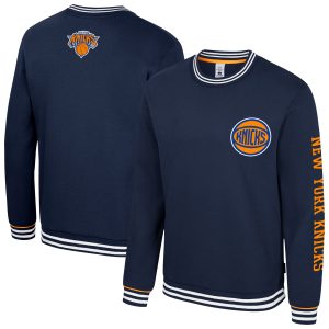 Stadium Essentials New York Knicks Unisex Navy Captivating Half Time 2 Pullover Sweatshirt For the true fans! Secure this authentic jersey now.