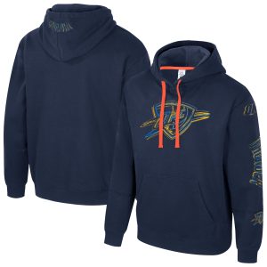 Stadium Essentials Oklahoma Prime City Thunder Unisex Navy Elementized Pullover Hoodie Stand out from the crowd! Wear this eye - catching jersey.