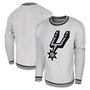 Stadium Essentials San Antonio Spurs Heather Gray Club Alluring Level Pullover Sweatshirt Team spirit! Show it off with this awesome jersey.