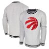 Stadium Essentials Toronto Raptors Heather Gray Club Notable Level Pullover Sweatshirt Sports enthusiasts