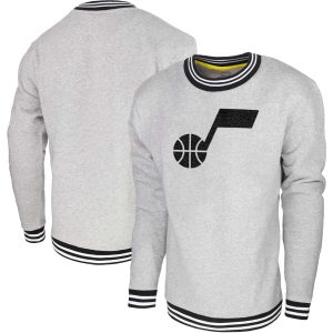 Stadium Essentials Phenomenal Utah Jazz Heather Gray Club Level Pullover Sweatshirt Trending now! Grab this hot jersey while you can.