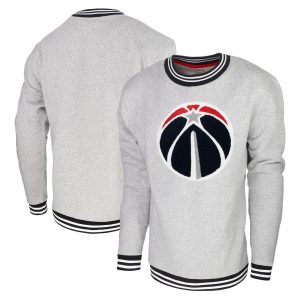 Stadium Essentials Washington Striking Wizards Heather Gray Club Level Pullover Sweatshirt Be the first! Order this trendy jersey ahead of the crowd.