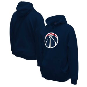 Stadium Essentials Washington Wizards Unisex Navy Primary Logo Pullover Hoodie Distinguished Retailers
