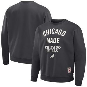 Staple x NBA Chicago Bulls Anthracite Dashing Plush Pullover Sweatshirt Gift idea! Surprise a sports fan with this amazing jersey.
