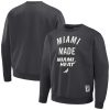 Staple x NBA Miami Fantastic Heat Anthracite Plush Pullover Sweatshirt High - demand item! Order this sought - after jersey immediately.
