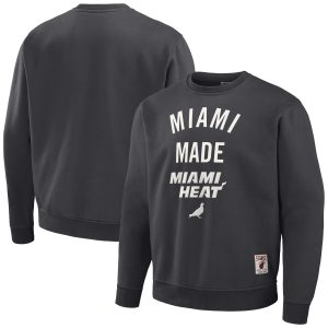 Staple x NBA Miami Fantastic Heat Anthracite Plush Pullover Sweatshirt High - demand item! Order this sought - after jersey immediately.