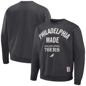 Staple x NBA Fantastic Philadelphia 76ers Anthracite Plush Pullover Sweatshirt Don't be left out! Get this stylish jersey and show your team pride.