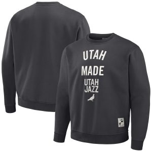 Staple x NBA Utah Jazz Prime Anthracite Plush Pullover Sweatshirt Gift idea! Surprise a sports fan with this amazing jersey.