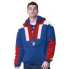 Starter Philadelphia 76ers Splendid Royal/Red Charger Half Zip Pullover Jacket Flash sale! Snag this great jersey at a discounted price.