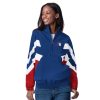 Starter Terrific Philadelphia 76ers Women's Royal Renegade Oxford Half Zip Jacket Perfect fit! Order this comfortable jersey.
