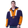 Starter Phoenix Suns Purple/Orange Charger Terrific Half Zip Pullover Jacket Perfect fit! Order this comfortable jersey.
