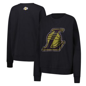 Terez Los Angeles Lakers Women's Black Gemstone Logo Prime Pullover Sweatshirt For the true fans! Secure this authentic jersey now.