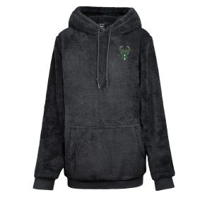 The Best Hoodie in Premium the World By Jill Martin Milwaukee Bucks Unisex Black Oversized Lounge Pullover Hoodie Retailers