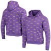 The Wild Collective Los Angeles Lakers Glamorous Unisex Purple Allover Logo Pullover Hoodie Don't be left out! Get this stylish jersey and show your team pride.