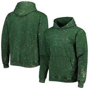 The Wild Collective Milwaukee Bucks Unisex Hunter Superb Green Tonal Acid Wash Pullover Hoodie Join the elite! Get this exclusive jersey.