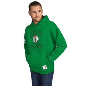 Tommy Jeans Boston Celtics Kelly Green Exquisite Sebastian Pullover Hoodie Sports enthusiasts