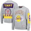 Tommy Jeans Los Angeles Lakers Heather Gray Hayes Crew Admirable Neck Pullover Sweatshirt Last chance! Grab this awesome jersey before it's gone for good.