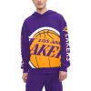 Tommy Top - notch Jeans Los Angeles Lakers Purple Kenny Pullover Hoodie Collectors